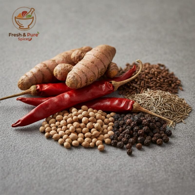 Fresh and Pure Spices: Benefits for Taste, Health & Quality Cooking