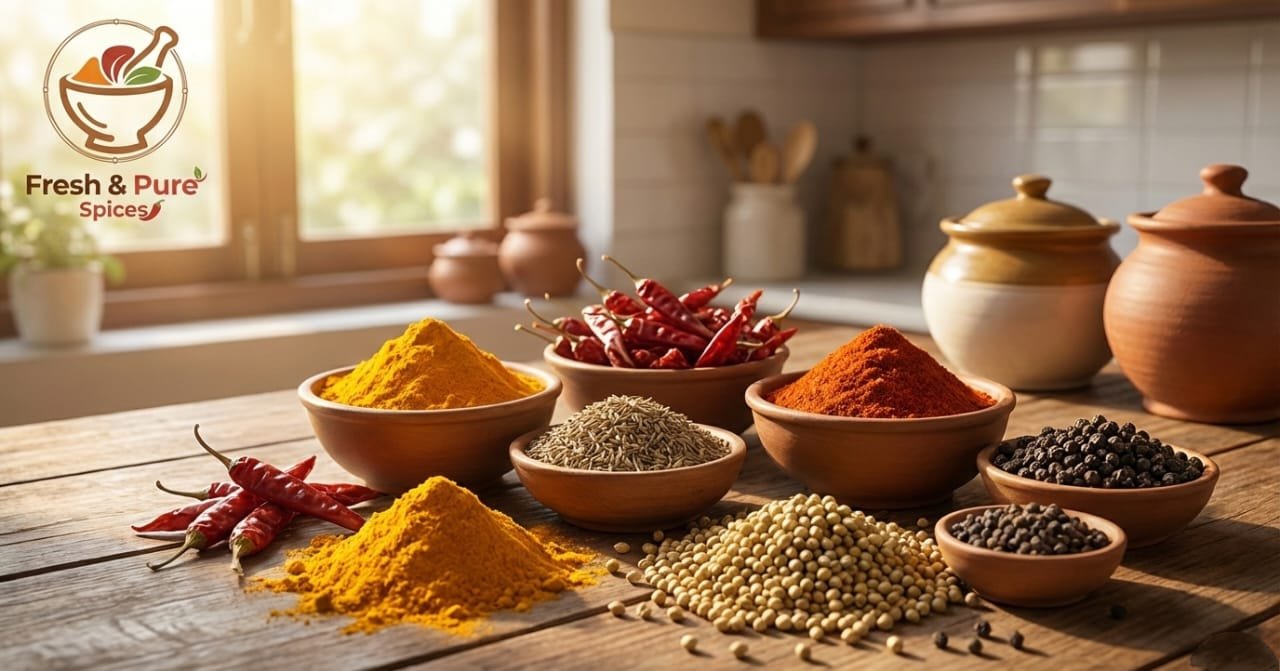 Fresh and Pure Spices: Benefits for Taste, Health & Quality Cooking